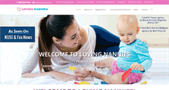 Desktop Screenshot of lovingnannies.com