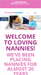 Mobile Screenshot of lovingnannies.com